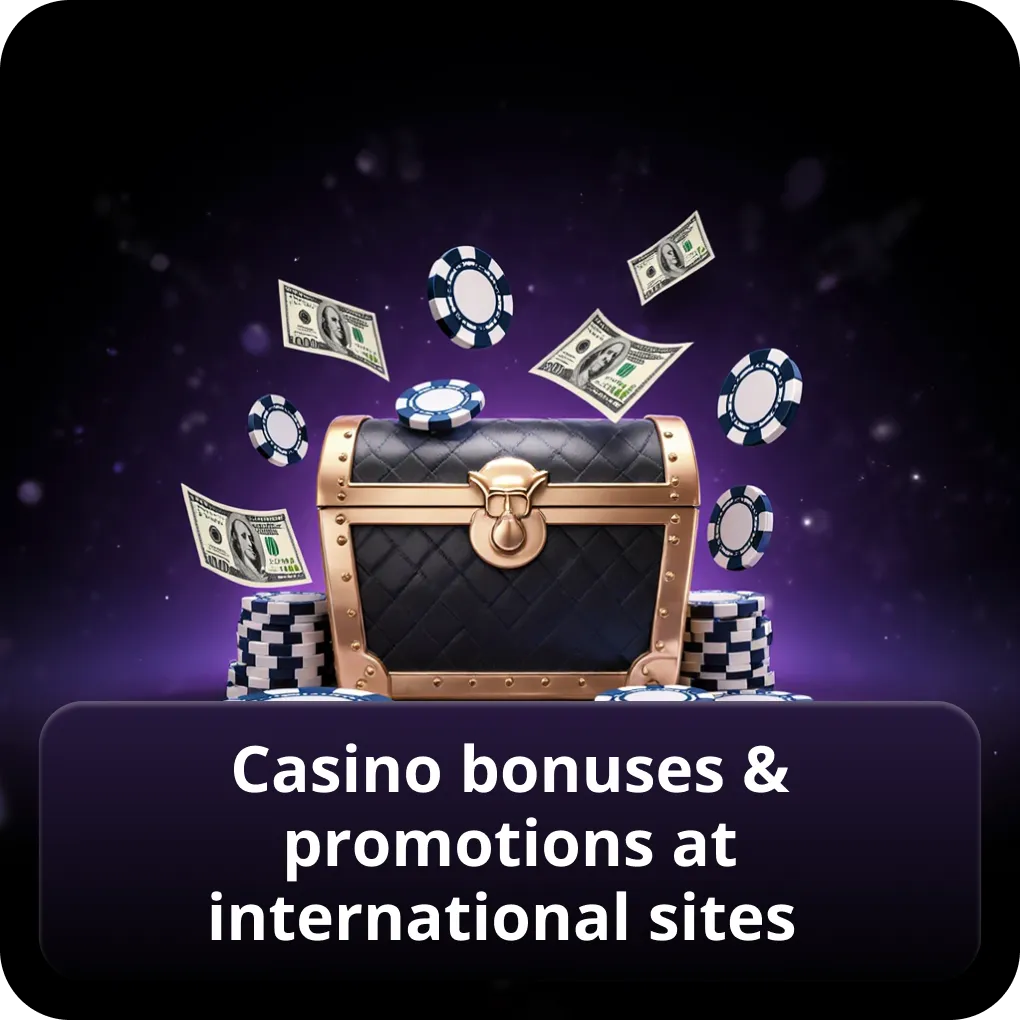 Casino bonuses and promotions at international online casinos UK