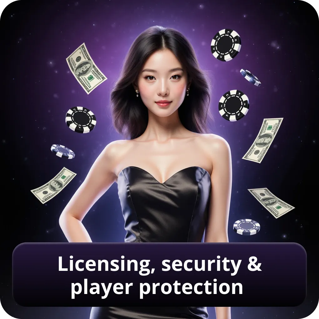 Licensing, security and player protection at international online casinos UK