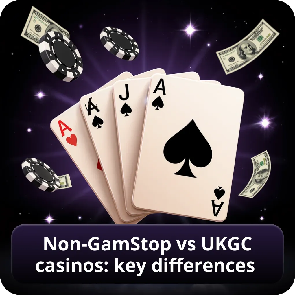 Non GamStop vs UKGC casinos UK — key differences